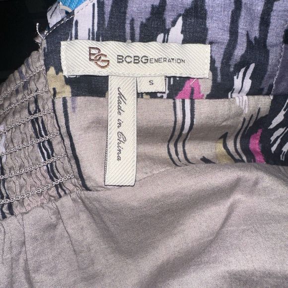 BCBG Max Azria A-Line Dress Women's Size Small Colorful Mini Dress - Picture 14 of 14